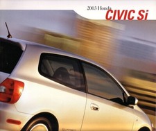 2003 Honda Civic Si Sales Brochure Catalog 03 Us Hatchback