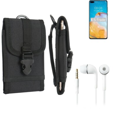 Gürteltasche für Huawei P40 4G + Kopfhörer Holster Schutzhülle Tasche Sleeve