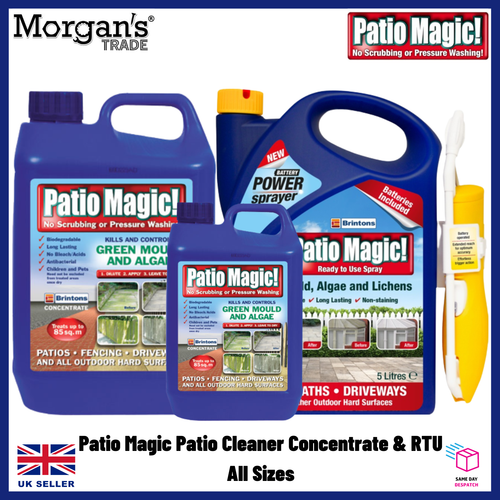 Patio Magic Patio Cleaner Outdoor RTU Concentrate Results In 24 Days