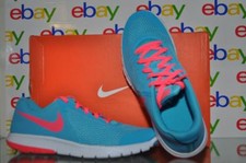Nike Girls Flex Experience 5 Chlorine Blue/Racer Pink 844991 403 NIB Size 6Y