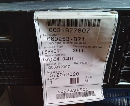 HP ProLiant DL380E G8 2U CTO Server 669253-B21 - Picture 3 of 23