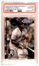 2020 Bowman Transcendent Rookie 16/50 Yordan Alvarez #1994 PSA 10 POP 1 R6220J
