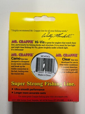 fishing line 500yrd spool Power Pro Max-8 Braided - Multicolor - 500yd refractive index nearly identical to water H2OX 4 Strand Braid 500