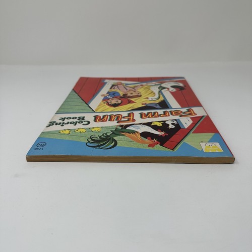 1964 Farm Fun libro para colorear Whitman 1136 Irma Wilde hecho en EE. UU. sin color sin usar - Imagen 8 de 17