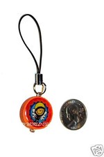 Cartoon ANGEL Orange Cell Phone Charm