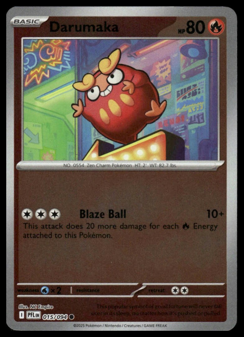 Darumaka ME02: Phantasmal Flames #015/094 Reverse Holo NM