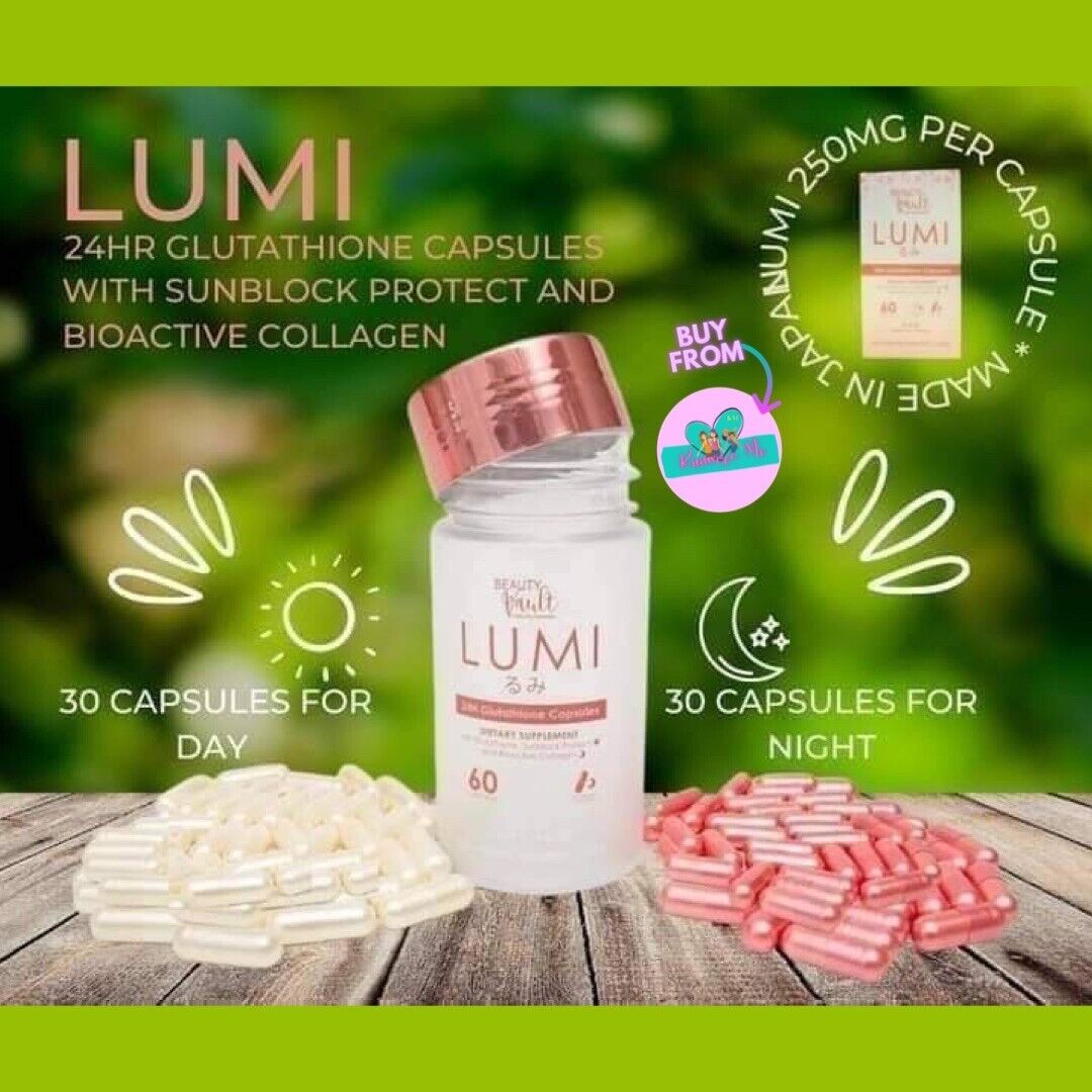 その他 5  BOTTLES BEAUTY VAULT LUMI Beauty Vault LUMI 24H Glutathione Capsule – My Care Kits