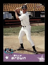 1999 Multi-Ad Greensboro Bats #3 Billy Brown NM Near Mint BXCP05