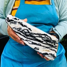 9.13LB Rare Natural Beautiful Zebra Stone Crystal Mineral Specimen 2195