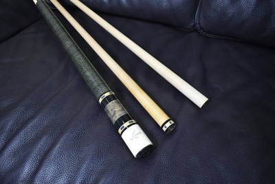 Vintage 90s Meucci Cue M-7 95-12 2 Shafts 19.54oz Pool Billiards