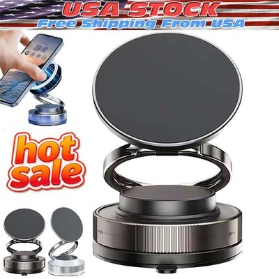 360° Adjustable Magnetic Vacuum Suction Cup Car Phone Holder Mount for MagSafe