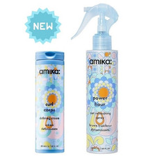 AMIKA CURL CORPS DEFINING CREAM  POWER HOUR CURL REFRESHING SPRAY DUO SET