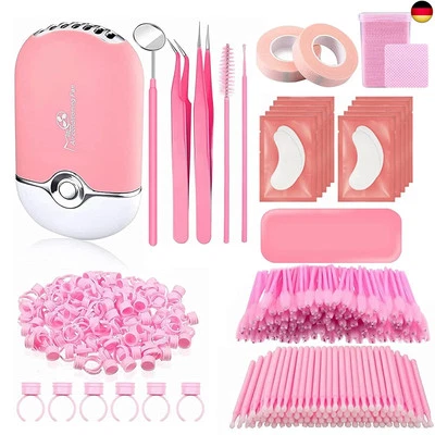MEYUXG Zubehör für Wimpernverlängerung, Falsche Wimpern Pfropfen Starter Set mit Ei
