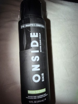 Onside 2-In-1 Shampoo and Conditioner - Green Tea Cedar - 14Oz: Basic Cleansing,