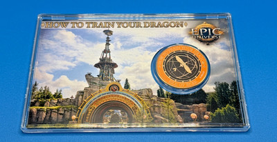 Epic Universe First One Year Anniversary Bronze Coin How To Train Your Dragon