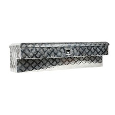 48 Aluminum Truck Side-mounted Storage Toolbox Wlock Silver 48x13.4x12.8