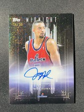 2025-26 Topps Mionight Dark Marks Auto Juwan Howard 14/35 Winter Solstice XV44