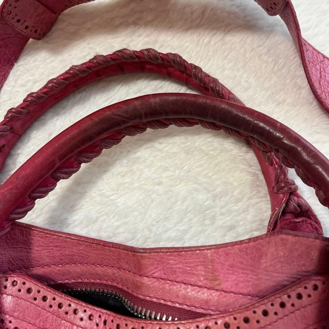 Balenciaga The Giant City Bag Yellow Leather Handbag 204529 thumbnail 6