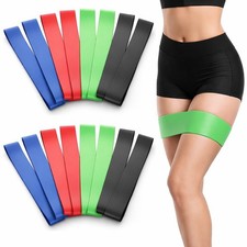 16-Pack Booty Bands Resistance Loop for Glute Activation Yoga Pilates Workout