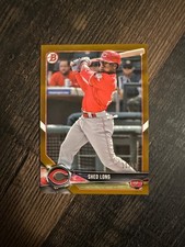 2018 Bowman Shed Long Gold Paper #/50!