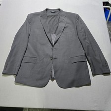 JOS A BANK Traveler Slim Fit Suit Jacket Blazer Men's Gray 2 Button 50R