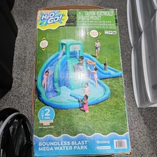 ✨️ H20GO Boundless Blast Mega Water Park 2 slides / Tunnel w/ blower New in box!