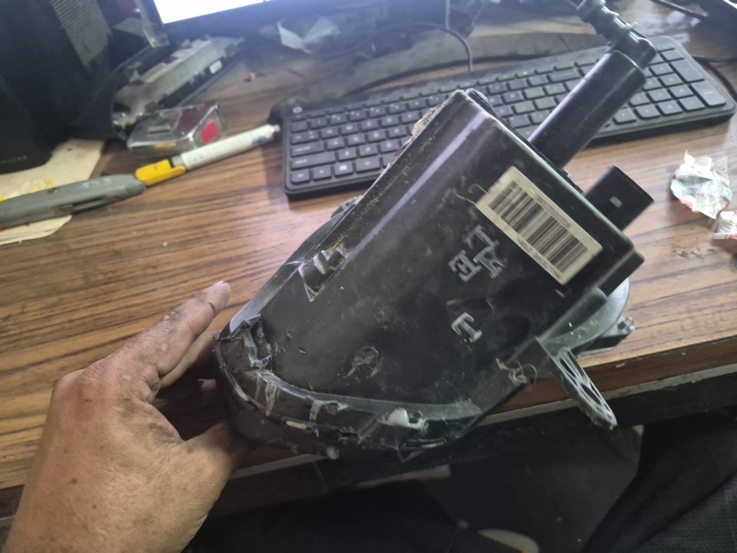 DMG***22 BENTLEY FLYING SPUR RIGHT DRL DAYTIME RUNNING LIGHT FOR PARTS