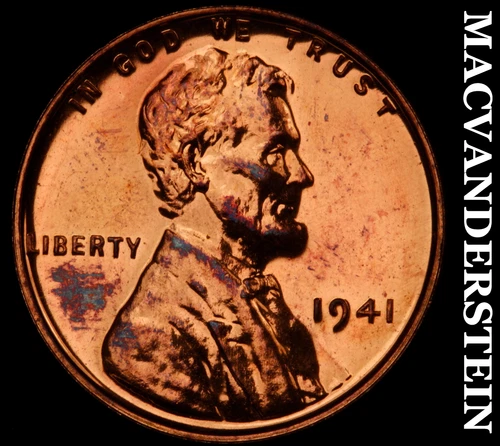 1941 Lincoln Wheat Cent-Choice Gem Proof Lustrous No Reserve #i5737