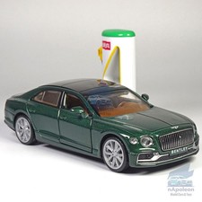 1:38 Bentley Flying Spur Modelo Híbrido Coche Diecast Vehículo Regalo Colección Verde