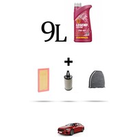 Hoffcar Set Service 3 Filter Und 9L ÖL FüR Mercedes Cls (C218) 500 300Kw Von