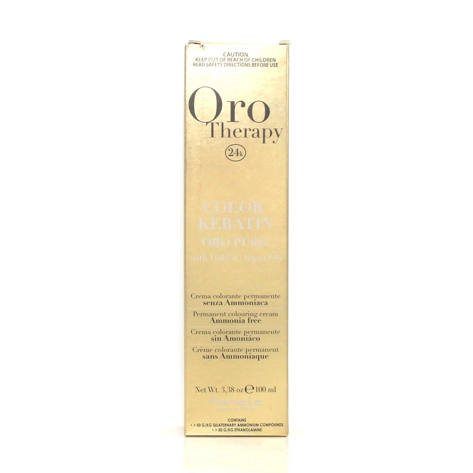 Keratin Oro Pura With Gold & Argan Oil 3.38 Oz