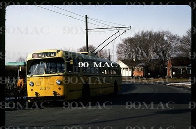 CITY TRANSIT. TROLLEYBUS #533. Dayton (OH). Original Slide 1971.