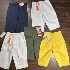 Lot Of 5 Deadstock 1950s Pedal Pushers Canspan NWT Small / Extra Small XS PINUP