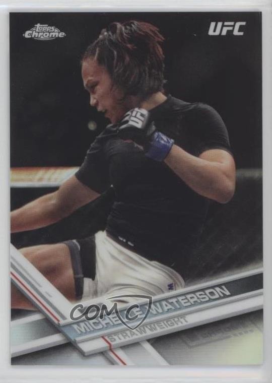 2017 Topps Chrome UFC Refractor Michelle Waterson #25 a4e
