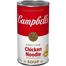 Campbell's Condensed Family Size Chicken Noodle Soup, 22.4 Ounce