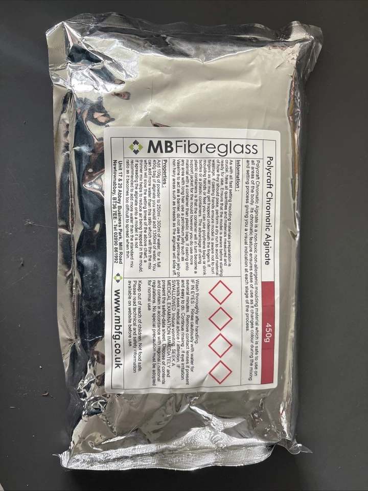 VESEY GALLERY Alginate Impression Moulding Powder. Skin Safe 450g Bags Casting Powder