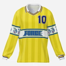 Cleveland Force - 1986 1987 home soccer jersey Replica Retro shirt, MISL long