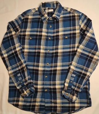 Mens Sonoma Long Sleeve Plaid Soft Flannel Button Up Shirt Medium MD M