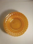 Vintage Fire King Anchor Hocking Peach Luster Swirl 8 1/2” Glass Serving Bowl