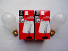 2x 150w 2500hr Edison Screw E27 Old Type Proper Bulbs Incandescent Tungsten Lamp