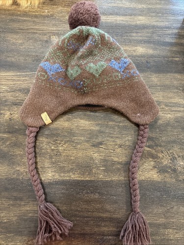 Woolrich Braided Tassel Pom Pom Hat - Picture 2 of 5