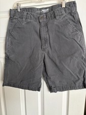 Men's Carhartt Relaxed Fit Work Shorts, Gray, Size 34