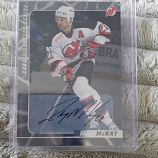 In the Game 2001 Signature Series Randy McKay Autograph Devils Card #205