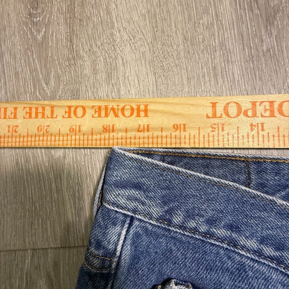 Pantalones de mezclilla L.L.Bean forrados de franela para hombre 37x29 azul 100 % algodón calce clásico Foto 4 de 4