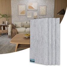 AKUMAX Peel and Stick Wall Panels-31 ft  Self-Adhesive 4pcs-24in 48in, Gray