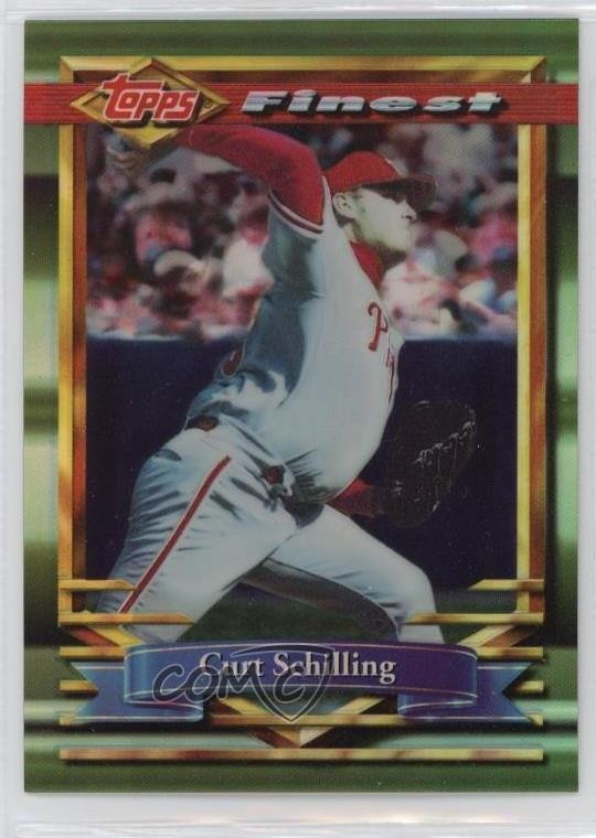 1994 Topps Finest Refractor Curt Schilling #150 1u6