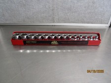 Mac Tools 14pc 38 Dr Metric Shallow Socket Set W Storage Rack Xt6y