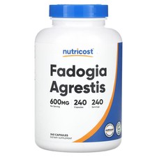 2 X Nutricost, Fadogia Agrestis, 600 mg, 240 Capsules
