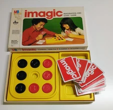 Milton Bradley Imagic Board Game Educational Edition Vintage 100% Complete MB
