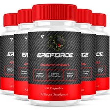  5 Pack Ereforce Advanced Formula, Ereforce Daily Health Formula 300 Capsules 